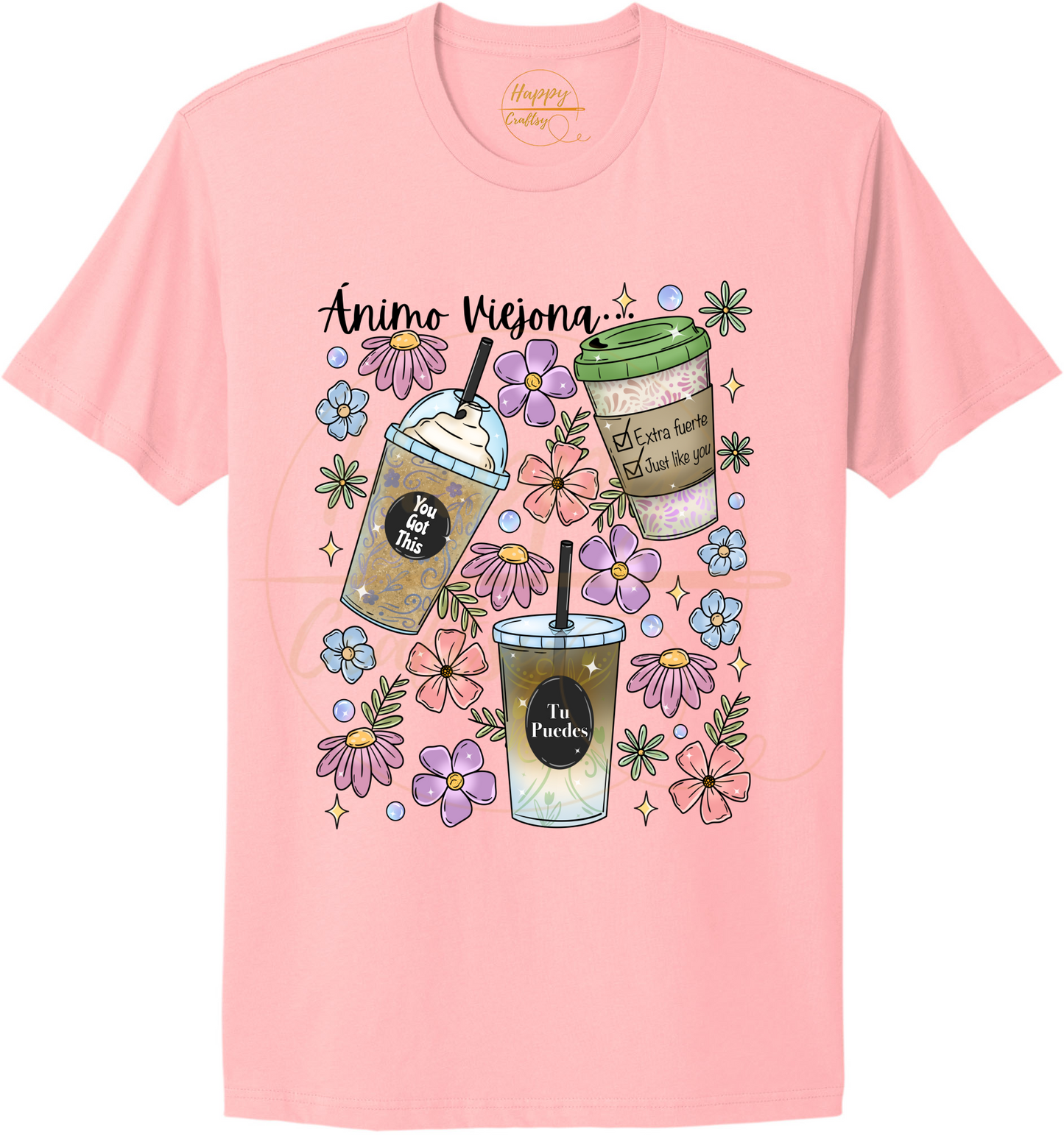 Animo Viejona-502 T-shirt - 502-S-Light Pink, 502-M-Light Pink, 502-L-Light Pink, 502-XL-Light Pink, 502-2XL-Light Pink, 502-3XL-Light Pink