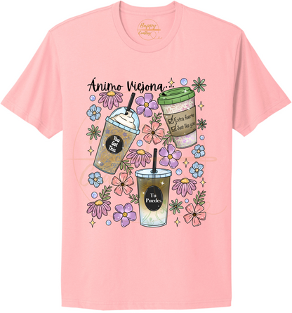 Animo Viejona-502 T-shirt - 502-S-Light Pink, 502-M-Light Pink, 502-L-Light Pink, 502-XL-Light Pink, 502-2XL-Light Pink, 502-3XL-Light Pink