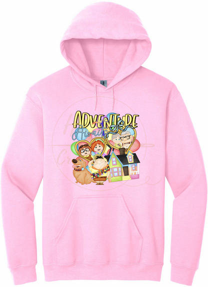 Sky High Adventure Crew-549 Hoodie - 549-S-Light Pink, 549-M-Light Pink, 549-L-Light Pink, 549-XL-Light Pink, 549-2XL-Light Pink, 549-3XL-Light Pink