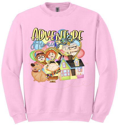 Sky High Adventure Crew-549 Sweatshirt - 549-S-Light Pink, 549-M-Light Pink, 549-L-Light Pink, 549-XL-Light Pink, 549-2XL-Light Pink, 549-3XL-Light Pink