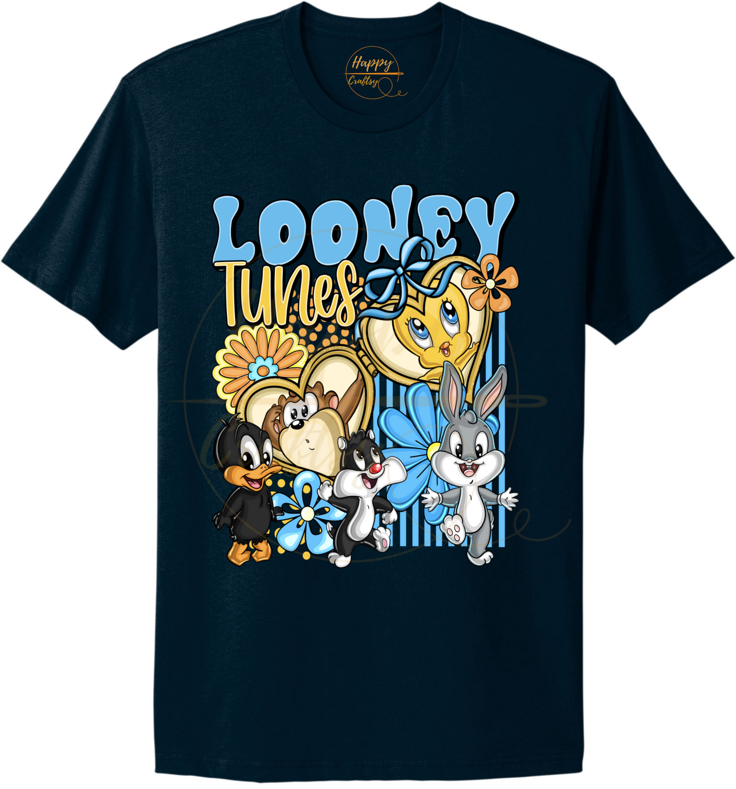 Tiny Friends Adventure-555 T-shirt - 555-S-Midnight Navy, 555-M-Midnight Navy, 555-L-Midnight Navy, 555-XL-Midnight Navy, 555-2XL-Midnight Navy, 555-3XL-Midnight Navy