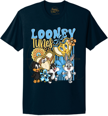 Tiny Friends Adventure-555 T-shirt - 555-S-Midnight Navy, 555-M-Midnight Navy, 555-L-Midnight Navy, 555-XL-Midnight Navy, 555-2XL-Midnight Navy, 555-3XL-Midnight Navy