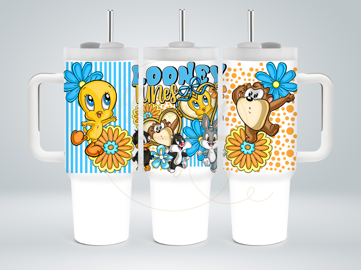 Tiny Friends Adventure-555 Tumbler - 555-40OZ-White