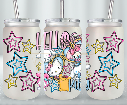 Cute Squad Glow Up-530 Glass Can - 530-16OZ-White