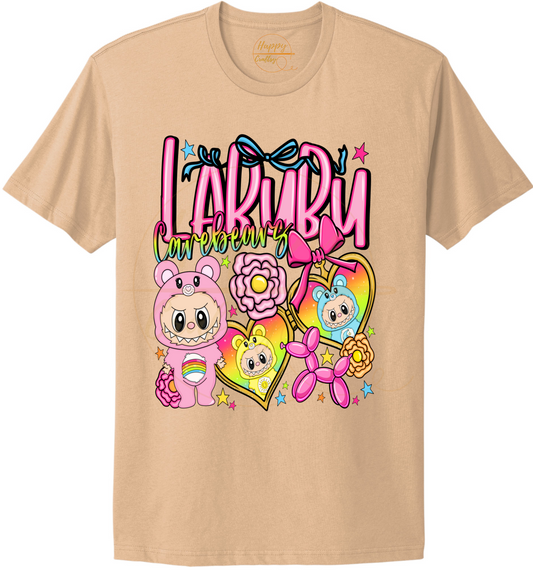 Colorful Friends Parade-541 T-shirt - 541-S-Cream, 541-M-Cream, 541-L-Cream, 541-XL-Cream, 541-2XL-Cream, 541-3XL-Cream