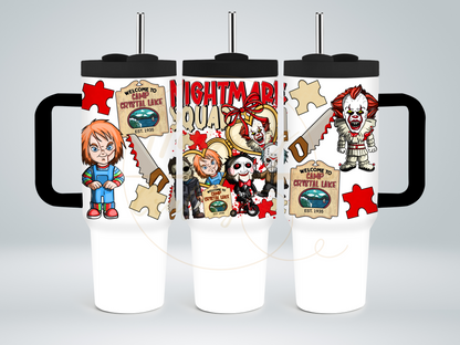 Playful Scare Squad-547 Tumbler - 547-40OZ-Black