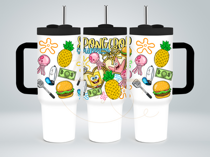 Undersea Fun Vibes-557 Tumbler - 557-40OZ-Black