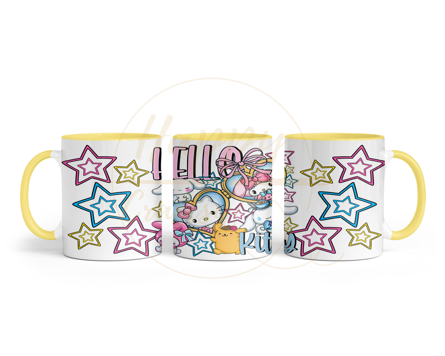 Cute Squad Glow Up-530 Mugs - 530-11OZ-Yellow
