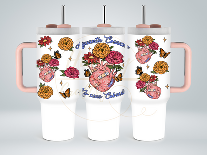 Aguanta Corazon-504 Tumbler - 504-40OZ-Pink