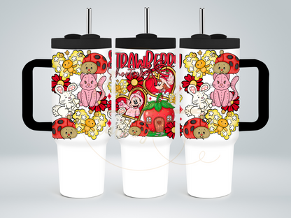 Strawberry Blossom Cottage.-551 Tumbler - 551-40OZ-Black