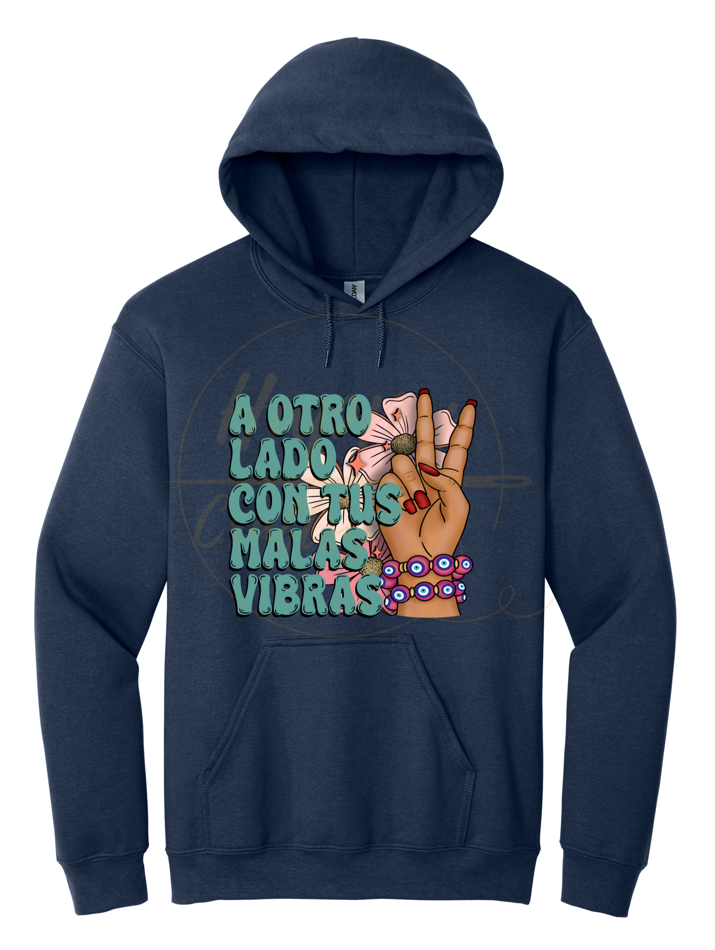A Otro Lado-517 Hoodie - 517-S-Navy, 517-M-Navy, 517-L-Navy, 517-XL-Navy, 517-2XL-Navy, 517-3XL-Navy