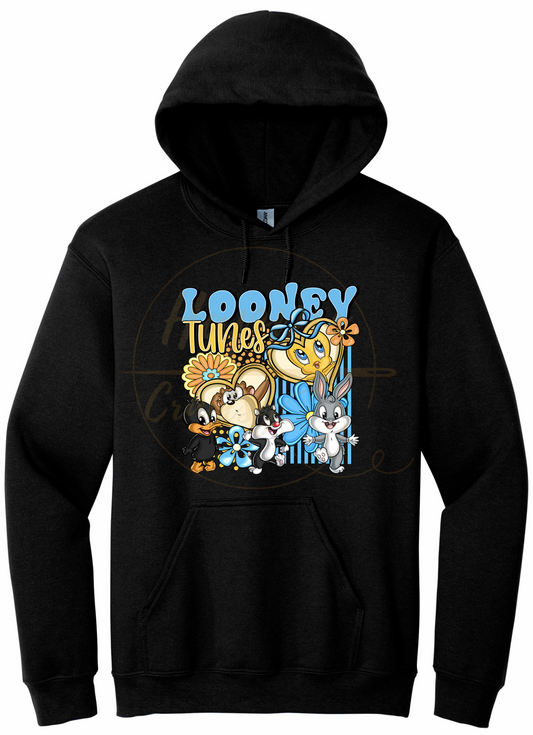 Tiny Friends Adventure-555 Hoodie - 555-S-Black, 555-M-Black, 555-L-Black, 555-XL-Black, 555-2XL-Black, 555-3XL-Black