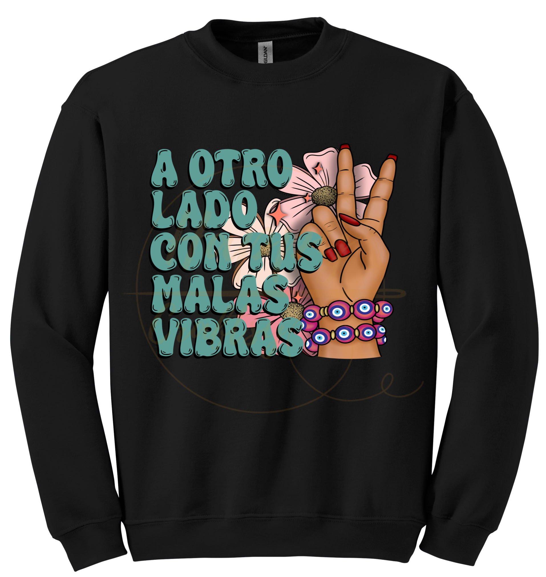 A Otro Lado-517 Sweatshirt - 517-S-Black, 517-M-Black, 517-L-Black, 517-XL-Black, 517-2XL-Black, 517-3XL-Black