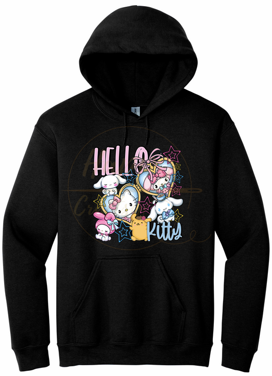 Cute Squad Glow Up-530 Hoodie - 530-S-Black, 530-M-Black, 530-L-Black, 530-XL-Black, 530-2XL-Black, 530-3XL-Black