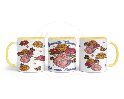 Aguanta Corazon-504 Mugs - 504-11OZ-Yellow