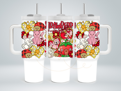 Strawberry Blossom Cottage.-551 Tumbler - 551-40OZ-White