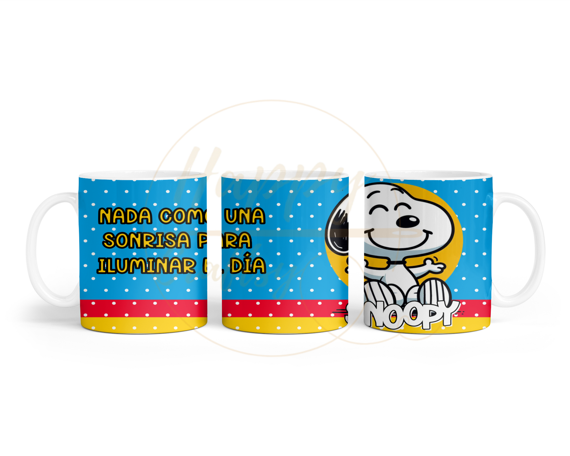 Sunny Smile Vibes-493 Mugs - 493-11OZ-White