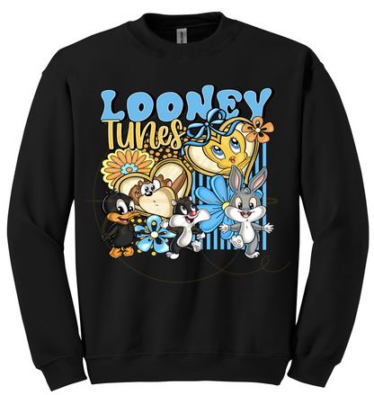 Tiny Friends Adventure-555 Sweatshirt - 555-S-Black, 555-M-Black, 555-L-Black, 555-XL-Black, 555-2XL-Black, 555-3XL-Black