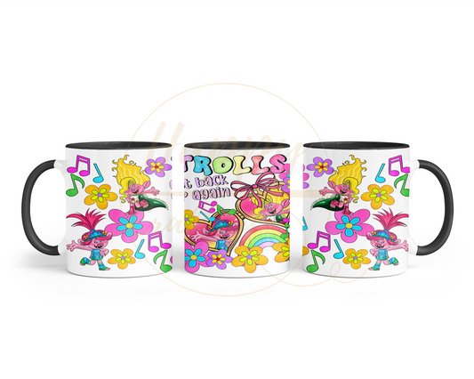Colorful Flower Party Crew-539 Mugs - 539-11OZ-Black