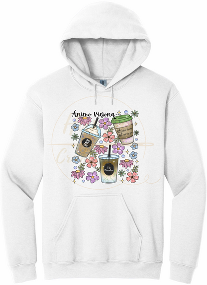 Animo Viejona-502 Hoodie - 502-S-White, 502-M-White, 502-L-White, 502-XL-White, 502-2XL-White, 502-3XL-White