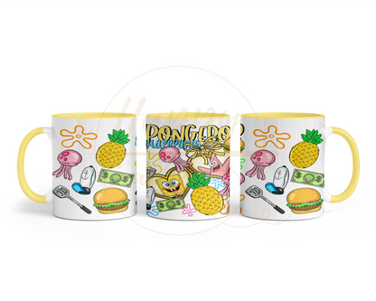 Undersea Fun Vibes-557 Mugs - 557-11OZ-Yellow