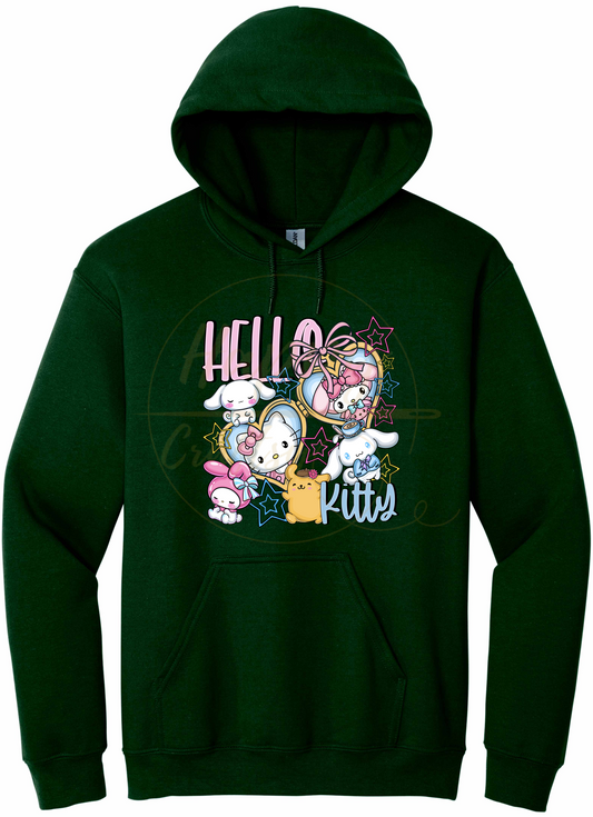 Cute Squad Glow Up-530 Hoodie - 530-S-Forest Green, 530-M-Forest Green, 530-L-Forest Green, 530-XL-Forest Green, 530-2XL-Forest Green, 530-3XL-Forest Green