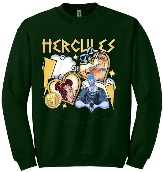 Gods, Love, and Trouble-545 Sweatshirt - 545-S-Forest Green, 545-M-Forest Green, 545-L-Forest Green, 545-XL-Forest Green, 545-2XL-Forest Green, 545-3XL-Forest Green