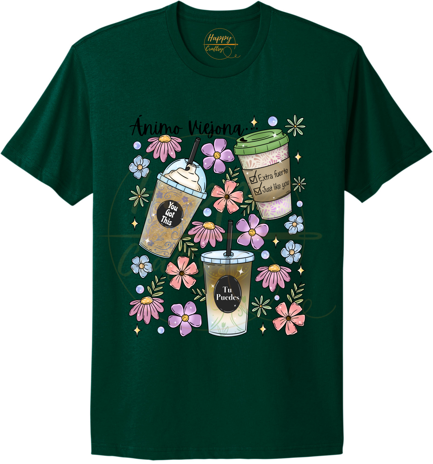 Animo Viejona-502 T-shirt - 502-S-Forest Green, 502-M-Forest Green, 502-L-Forest Green, 502-XL-Forest Green, 502-2XL-Forest Green, 502-3XL-Forest Green