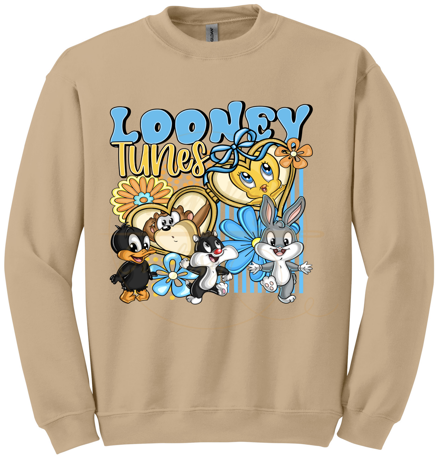 Tiny Friends Adventure-555 Sweatshirt - 555-S-Sand, 555-M-Sand, 555-L-Sand, 555-XL-Sand, 555-2XL-Sand, 555-3XL-Sand