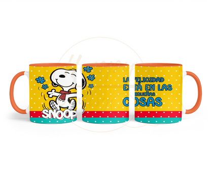 Joyful Dot Pattern Escape-491 Mugs - 491-11OZ-Orange