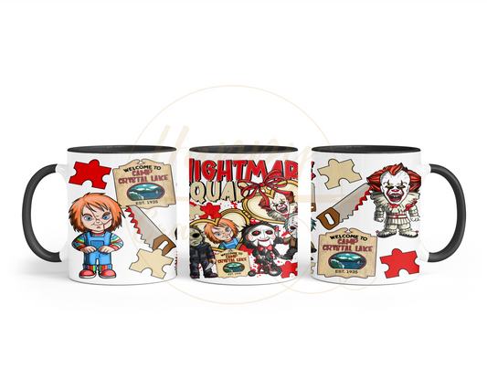 Playful Scare Squad-547 Mugs - 547-11OZ-Black