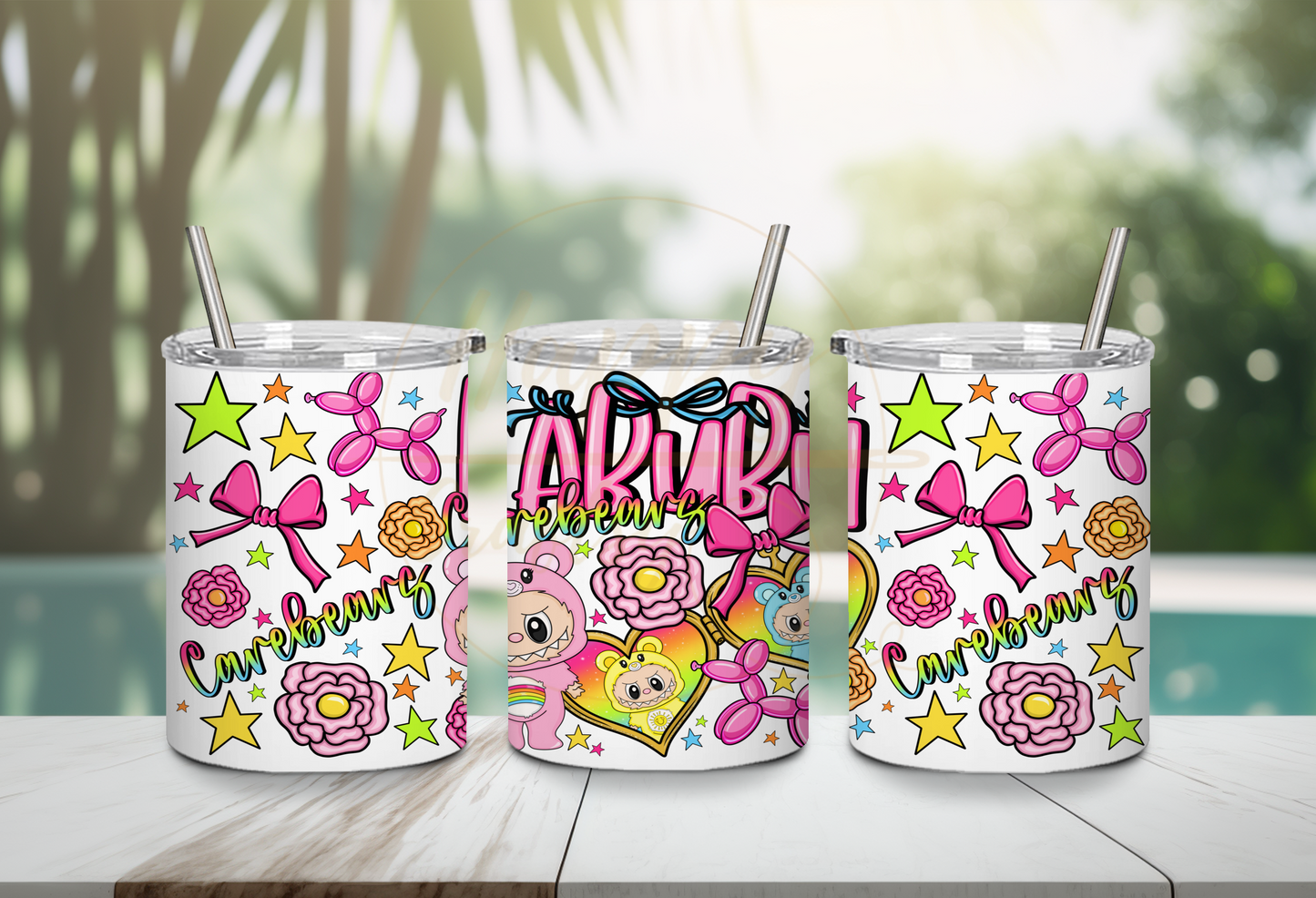 Colorful Friends Parade-541 Tumbler - 541-10OZ-White