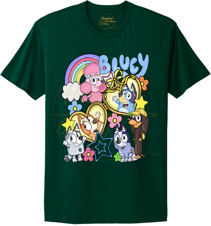 Joyful Journey: Friends and Fun Await-528 T-shirt - 528-S-Forest Green, 528-M-Forest Green, 528-L-Forest Green, 528-XL-Forest Green, 528-2XL-Forest Green, 528-3XL-Forest Green