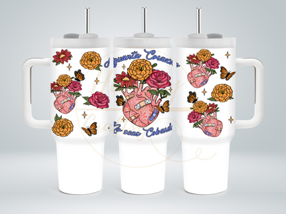 Aguanta Corazon-504 Tumbler - 504-40OZ-White