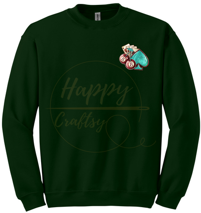 Wild Card-345 Sweatshirt - 345-S-Forest Green, 345-M-Forest Green, 345-L-Forest Green, 345-XL-Forest Green, 345-2XL-Forest Green, 345-3XL-Forest Green