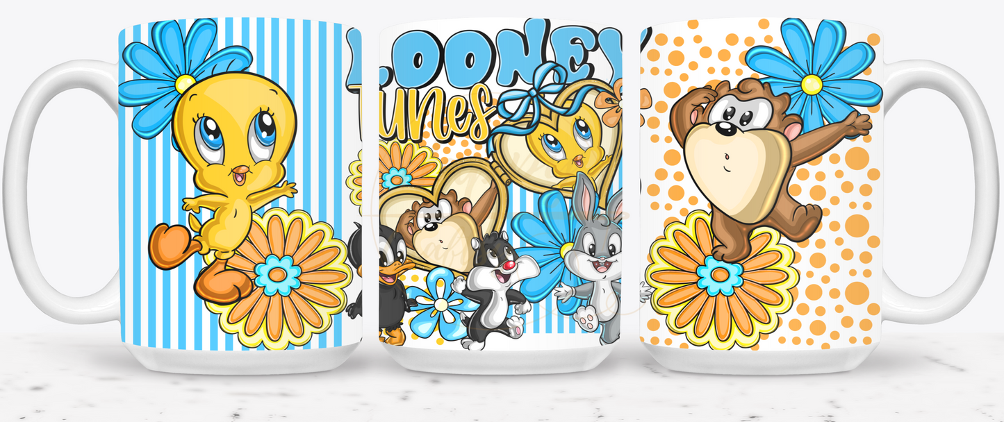Tiny Friends Adventure-555 Mugs - 555-15OZ-White
