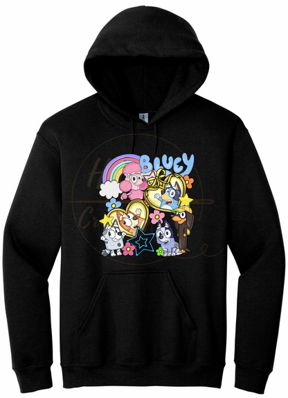 Joyful Journey: Friends and Fun Await-528 Hoodie - 528-S-Black, 528-M-Black, 528-L-Black, 528-XL-Black, 528-2XL-Black, 528-3XL-Black