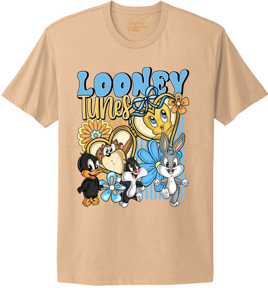 Tiny Friends Adventure-555 T-shirt - 555-S-Cream, 555-M-Cream, 555-L-Cream, 555-XL-Cream, 555-2XL-Cream, 555-3XL-Cream