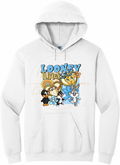 Tiny Friends Adventure-555 Hoodie - 555-S-White, 555-M-White, 555-L-White, 555-XL-White, 555-2XL-White, 555-3XL-White