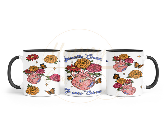 Aguanta Corazon-504 Mugs - 504-11OZ-Black