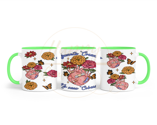 Aguanta Corazon-504 Mugs - 504-11OZ-Green