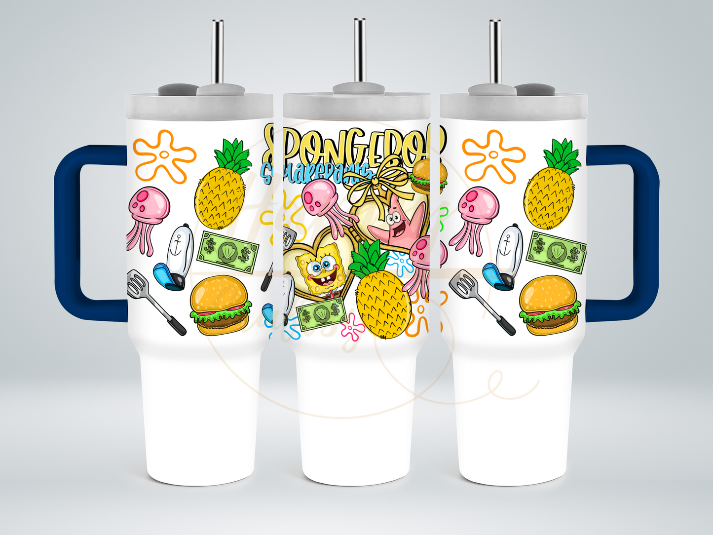 Undersea Fun Vibes-557 Tumbler - 557-40OZ-Blue
