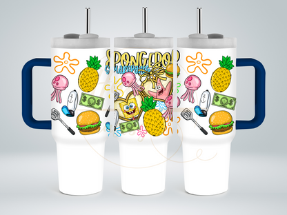 Undersea Fun Vibes-557 Tumbler - 557-40OZ-Blue