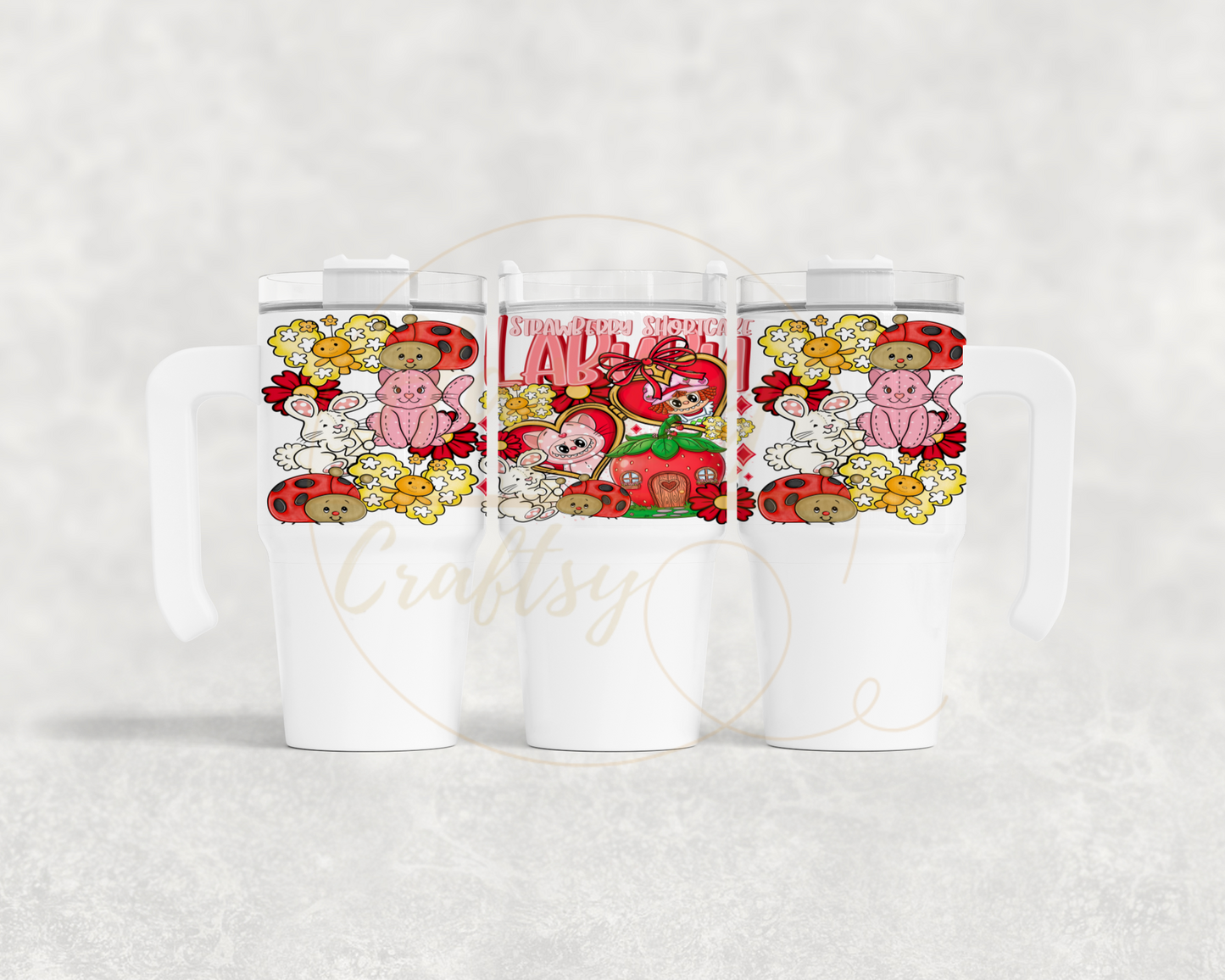 Sweet Berry Garden Friends-554 Tumbler - 554-20OZ Grippy Tumbler-20OZ Grippy Tumbler