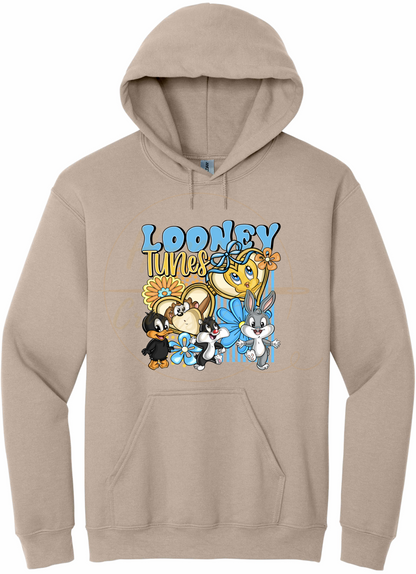 Tiny Friends Adventure-555 Hoodie - 555-S-Sand, 555-M-Sand, 555-L-Sand, 555-XL-Sand, 555-2XL-Sand, 555-3XL-Sand
