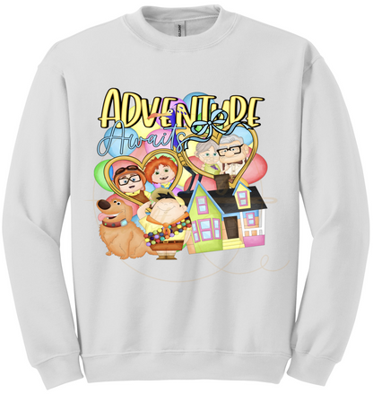 Sky High Adventure Crew-549 Sweatshirt - 549-S-White, 549-M-White, 549-L-White, 549-XL-White, 549-2XL-White, 549-3XL-White