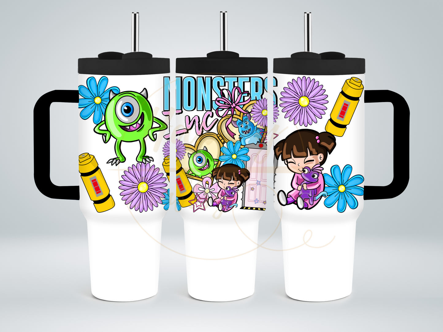Colorful Monster Crew-543 Tumbler - 543-40OZ-Black