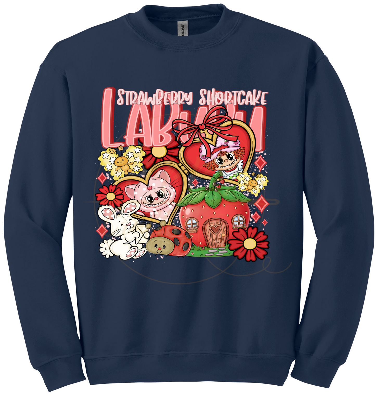 Sweet Berry Garden Friends-554 Sweatshirt - 554-S-Navy, 554-M-Navy, 554-L-Navy, 554-XL-Navy, 554-2XL-Navy, 554-3XL-Navy