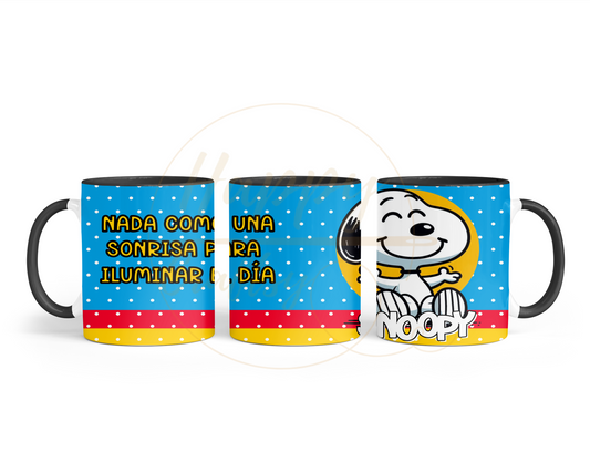 Sunny Smile Vibes-493 Mugs - 493-11OZ-Black