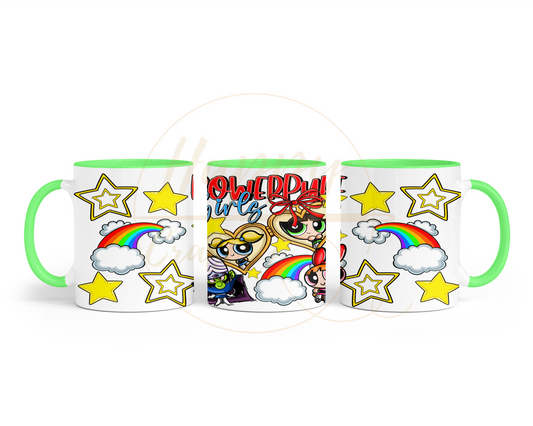 Bright Little Heroes-534 Mugs - 534-11OZ-Green
